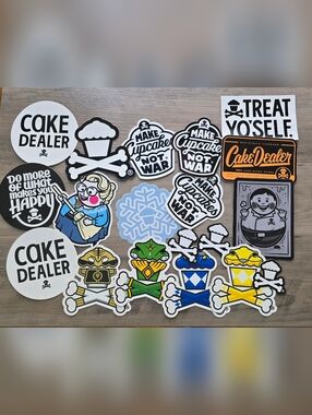 Johnny Cupcakes Assorted Stickers Limited Edition